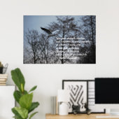 Mut und Vertrauen Poster (Heimbüro)