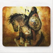 Mut-Ureinwohner-Krieger Mousepad (Vorne)