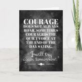 Mut verbreitet sich nicht immer karte (Vorderseite)