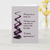 Mut verbreitet sich nicht immer karte (Gelbe Blume)