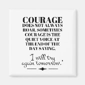 Mut verbreitet sich nicht immer magnet (Vorne)