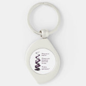 Mut verbreitet sich nicht immer schlüsselanhänger (Vorderseite)