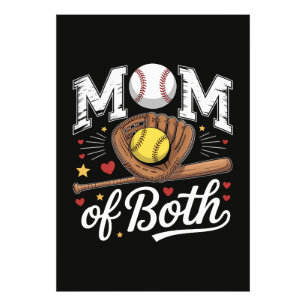 Mut von beiden Game Day Baseball Softball  Fotodruck