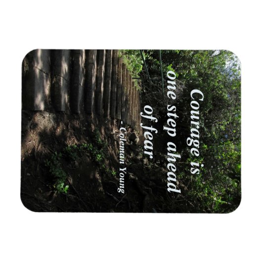 Mut vor Angst Magnet (Horizontal)