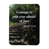 Mut vor Angst Magnet (Vertikal)