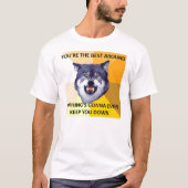 Mut-Wolf am besten herum T-Shirt (Vorderseite)