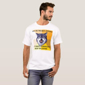 Mut-Wolf am besten herum T-Shirt (Vorne ganz)