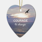 Mut zu ändern keramik ornament (Links)