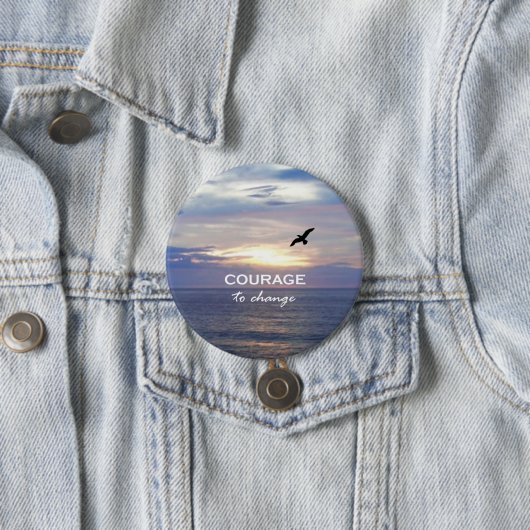 Mut zum Wandel Button (Beispiel)