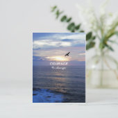 Mut zum Wandel Postkarte (Stehend Vorderseite)