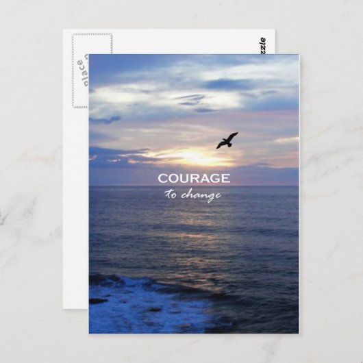 Mut zum Wandel Postkarte (Vorne/Hinten)