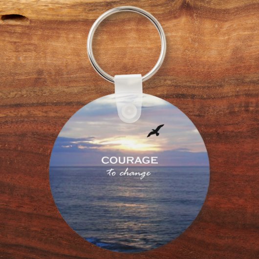 Mut zum Wandel Schlüsselanhänger (Vorderseite)