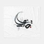 MUTAFAIL optimistisch bleib positiv Fleece-Decke Fleecedecke (Vorderseite (Horizontal))