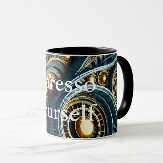 Mutant 1 Combo-Tasse Tasse (VorderseiteRechts)