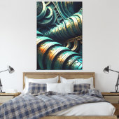 Mutant 2 Canvas Print Leinwanddruck (Insitu (Schlafzimmer))