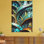 Mutant 4 Canvas Print Leinwanddruck (Insitu (Wohnzimmer))