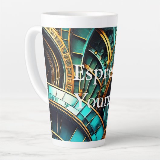 Mutant 4 Latte Tasse (Linke Ecke)