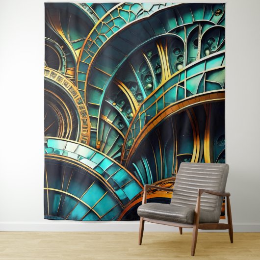 Mutant 4 Tapestry Wandteppich (Beispiel)