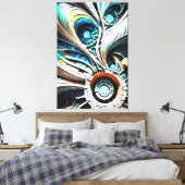 Mutant 5 Canvas Print Leinwanddruck (Insitu (Schlafzimmer))
