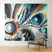 Mutant 5 Tapestry Wandteppich (Beispiel (Horizontal))