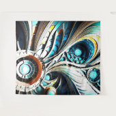 Mutant 5 Tapestry Wandteppich (Vorderseite (Horizontal))