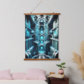 Mutant 6 wandteppich mit holzrahmen (Schlafzimmer)