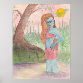 Mutant Ana Anastasia Canvas Print Poster