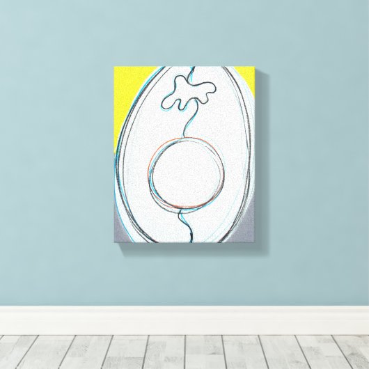 Mutant Avocado 6 Leinwanddruck (Insitu (Holzboden))