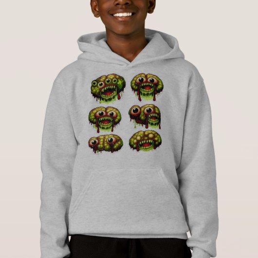 Mutant Brain Monster Hoodie (Vorderseite)