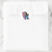 Mutant Friends Runder Aufkleber (Tasche)
