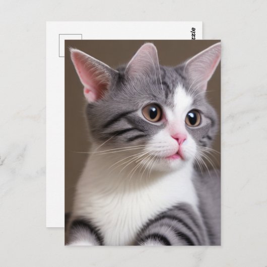 Mutant Kitten Postkarte (Vorne/Hinten)