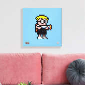 Mutant Mudds auf Leinwand! Leinwanddruck (Insitu (Wohnzimmer))