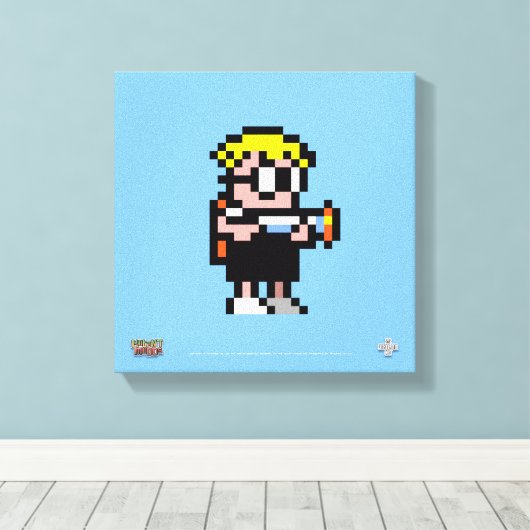 Mutant Mudds auf Leinwand! Leinwanddruck (Insitu (Holzboden))