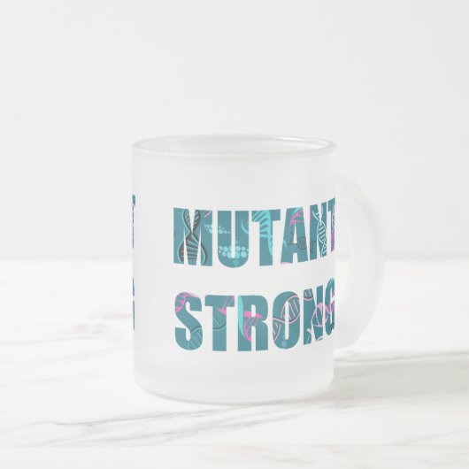 Mutant-starker Helix DNS Mattglastasse (VorderseiteRechts)