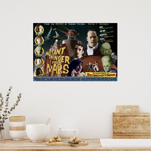 Mutant Swinger aus Mars One Sheet STYLE D Poster (Küche)