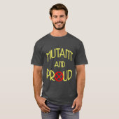 Mutant und stolz Retro T-Shirt (Vorne ganz)