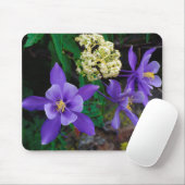Mutante Akelei-Wildblumen Mousepad (Mit Mouse)