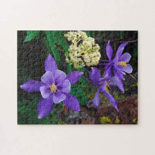 Mutante Akelei-Wildblumen Puzzle (Horizontal)