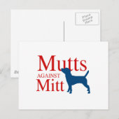 Mutanten gegen Mitt Postkarte (Vorne/Hinten)
