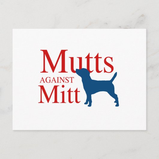 Mutanten gegen Mitt Postkarte (Vorderseite)