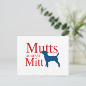 Mutanten gegen Mitt Postkarte (Stehend Vorderseite)