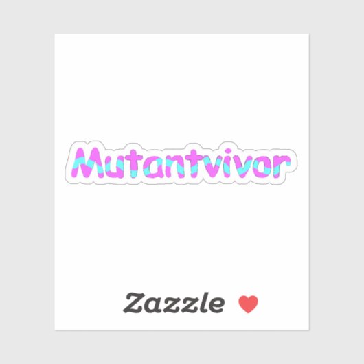 Mutantvid Aufkleber (Blatt)