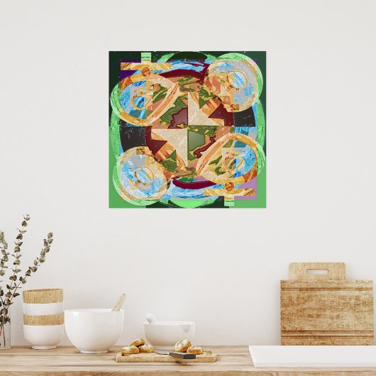 Mutation der Genetik des menschlichen Geschlechts Poster (Küche)