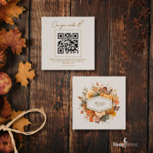 Mutation Florals Square UAWG Insert Card mit QR Co