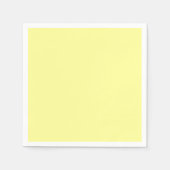 Mutation Solid Light Yellow Serviette (Vorderseite)