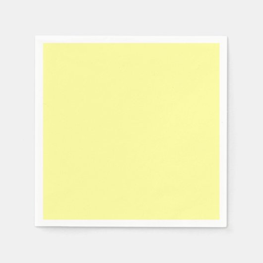 Mutation Solid Light Yellow Serviette (Vorderseite)