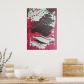 Mutation Tropfen II Poster (Küche)