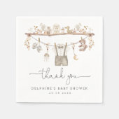 Mute Bohemische Babykleidung Kinderdusche Serviette (Vorderseite)