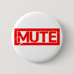 Mute Briefmarke Button