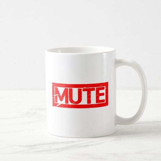 Mute Briefmarke Kaffeetasse (Rechts)